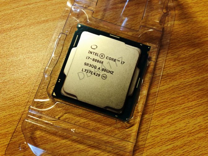 Юбилейный Intel Core i7-8086K может быть представлен в июне, став самым быстрым чипом из семейства Intel Coffee Lake